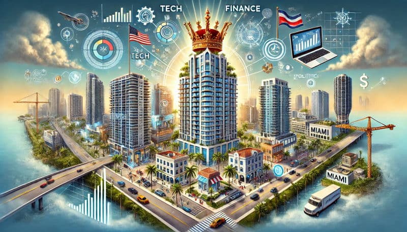 featured image for story, Miami: The New Hub for Tech, Politics, Banking & More - But Is Real Estate Still
King?